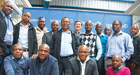 Risk management training attendees from Debswana.